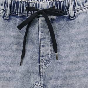 <span class=keywords><strong>Jeans</strong></span> da Uomo Slim Fit in Denim Effetto Acido Stile Moto Streetwear Vintage Blu con Elastico in Vita e Coulisse 2026 - Product Image 5
