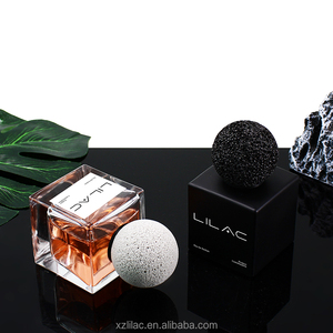 Botella de Perfume Cuadrada de Vidrio de 50 ml Personalizada al por Mayor, con Tapa de Piedra Volcánica de Alta Calidad para Hombre y Mujer - Product Image 4