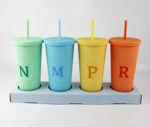 Bicchiere Termico con Glitter e Diamanti, Doppia Parete, Opaco, per Caff<span class=keywords><strong>è</strong></span> Freddo, Bocca Larga, Antigoccia - Product Image 3