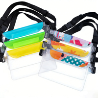 Sac étanche d'extérieur grande capacité, sac banane bandoulière en PVC scellé, pochette étanche pour téléphone à écran tactile pour la natation