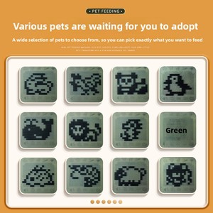 Clásico y nostálgico <span class=keywords><strong>Tamagotchi</strong></span>: divertido y educativo mini <span class=keywords><strong>dinosaurio</strong></span> de plástico, mascota virtual portátil, llavero, juguete electrónico para mascotas. - Product Image 4