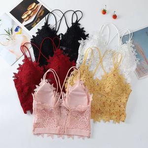 บราสายรัดอกไร้สายยืดหยุ่นสูงเสื้อชั้นในไร้ตะเข็บทรงท่อด้านหลังตัวยู - Product Image 1