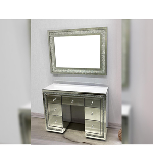 Mesa <span class=keywords><strong>de</strong></span> <span class=keywords><strong>consola</strong></span> con espejo para sala <span class=keywords><strong>de</strong></span> estar, recibidor <span class=keywords><strong>de</strong></span> MDF <span class=keywords><strong>de</strong></span> buena <span class=keywords><strong>calidad</strong></span> <span class=keywords><strong>de</strong></span> lujo, OEM - Product Image 4
