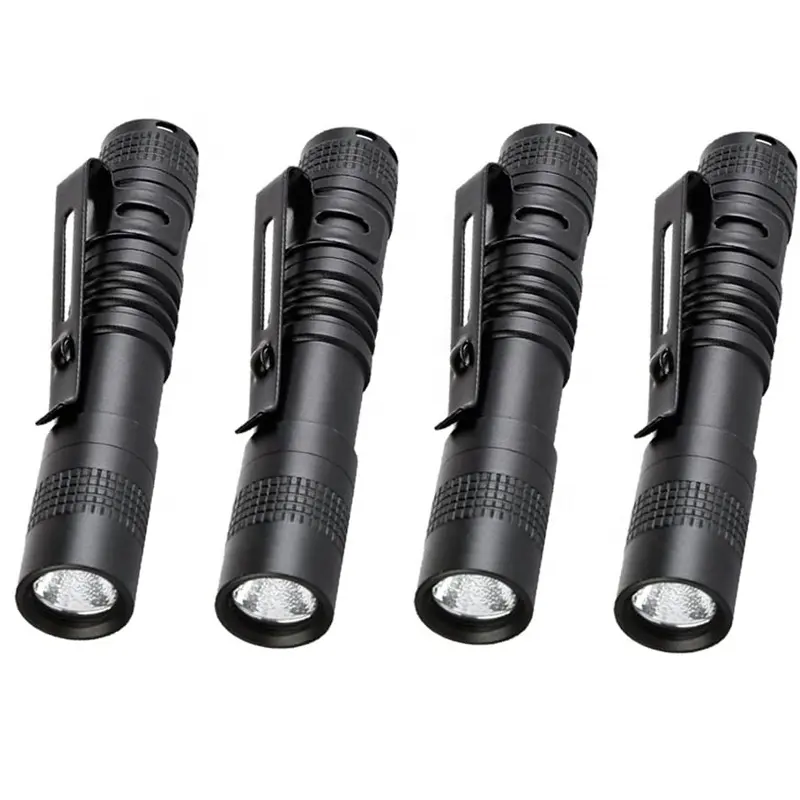 Aluminum Flashlight with Pocket Clip