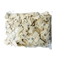 Fabrication de petites quantités en gros étiquettes de logo personnalisé taille de broderie étiquettes tissées en acrylique 100% coton étiquette de cou