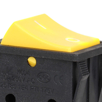 Interrupteur à bascule miniature rond carré personnalisé KCD4-202EC à 3 positions, marche-arrêt automatique, matériau en cuivre, 16A 250V pour équipement électronique