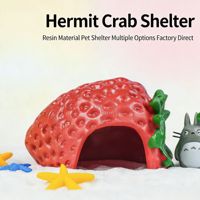 Décoration d'aquarium : Caverne cachette en résine, simulation de tronc d'arbre creux, maison d'élevage écologique pour poissons et crevettes