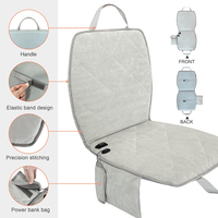 Siège de stade réglable à dossier haut, chaise de tribune portable, option chauffante, fabricant OEM ODM personnalisé