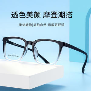 Montures de lunettes Swiss Ems Tr rectangulaires, monture complète, verres en acrylique transparents, unisexe, origine Danyang 2025 - Product Image 3