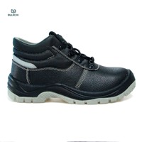 Chaussures de sécurité à embout d'acier certifiées CE, bottes de travail unisexes, cuir véritable, imperméables, légères, respirantes, construction S3 SRC