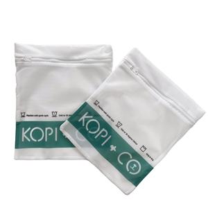 Impression personnalisée LOGO écologique grand sac <span class=keywords><strong>de</strong></span> <span class=keywords><strong>lavage</strong></span> en <span class=keywords><strong>filet</strong></span> délicat à petites mailles recyclées grand sac à linge suspendu pour <span class=keywords><strong>lingerie</strong></span> - Product Image 6