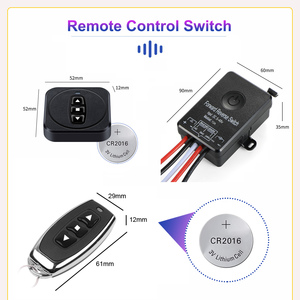 מתג שלט רחוק קדמי/אחורי 10A DC 12V עמיד למים IP66 עבור מפעיל לינארי, מוט דחיפה חשמלי וילון נפתח - Product Image 6