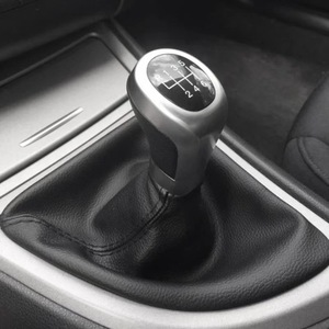 BMW Car Gear <b>Knob</b> Leather 5 Speed 6 Speed Ergonomic Manual Transmission <b>Shift</b> <b>Knob</b> - Product Image 1