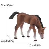 Modèles d'animaux sauvages réalistes en PVC pour l'assemblage de jouets, représentant hérisson, léopard, opossum, hibou, koala, python