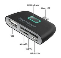 4 en 1 USB OTG Micro SD/TF lector de tarjeta