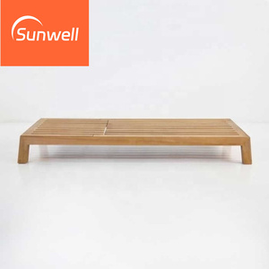 Conjuntos de Muebles de Balcón para Exteriores, Tumbonas de Madera de Teca Impermeables, Sillas de Descanso <span class=keywords><strong>con</strong></span> Cojines Impermeables de la Mejor Calidad - Product Image 4