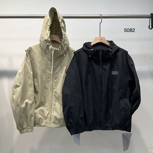 Vestes matelassées imperméables unisexes avec fermeture éclair, 100% coton, coupe décontractée, streetwear tendance, service OEM, collège - Product Image 4