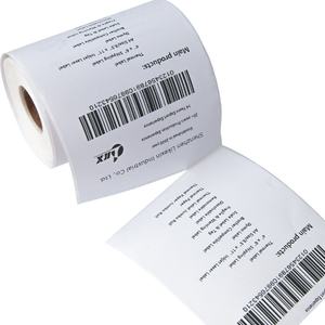 Etiqueta Térmica Directa Impermeable Impresa OEM de 4*6 Pulgadas para Dirección de Envío, Precio Super Bajo, Etiquetas Adhesivas Resistentes a Rasguños, Papel para Etiquetas con 5 Años de Duración L-01 - Product Image 3