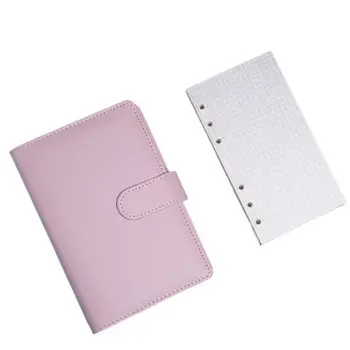 Venta al por mayor spot A5A6 carpeta transfronteriza cuaderno creativo bolsa con cremallera Macaron Carpeta de cuero libro de contabilidad manual