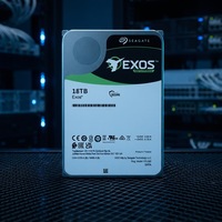 Disque dur d'entreprise Seagate Exos X18 18 To ST18000NM000J SATA 6 Gbit/s 7200 tr/min 256 Mo 3,5 pouces pour serveur NAS RAID