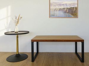 Mesa de centro de madera, diseño pequeño y moderno, al mejor precio - Product Image 5