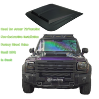 Nouvelle couverture de capot de voiture de Performance de pièces de carrosserie automatiques pour Jetour T2 Traveller ABS noir mat ajustement parfait