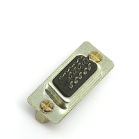 Prise VGA 90 degrés 9 tête mâle D SUB 9 broches connecteur série DB9