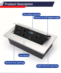 Tomacorriente Retráctil Sevilo CE, <span class=keywords><strong>Enchufes</strong></span> Ocultos Empotrados para Mesa de Escritorio - Product Image 4