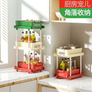 ชั้นวางของแบบซ้อนได้ Huihan 3 ชั้น ขนาดกลาง อเนกประสงค์ สำหรับจัดระเบียบโต๊ะทำงาน สำหรับสำนักงานและนักเรียน - Product Image 4