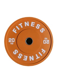 2024 venta al por mayor placas de peso Barbell levantamiento de pesas gimnasio Barbell placas de competición placas de parachoques de goma - Product Image 5