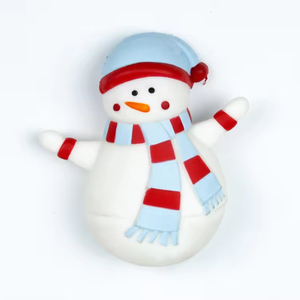 Vente en gros de boules de Noël en PU souple avec LED, jouet à presser en forme de Père Noël et de pingouin pour filles et garçons - Product Image 4