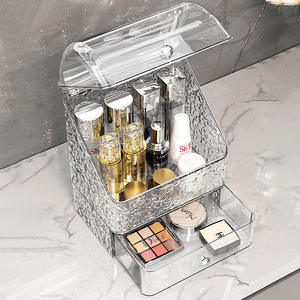 Organisateur de cosmétiques de bureau de qualité supérieure <span class=keywords><strong>Commode</strong></span> à <span class=keywords><strong>tiroirs</strong></span> empilables transparente anti-poussière - Product Image 3