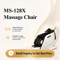 Fauteuil de massage intelligent à commande vocale, double rail SL, zéro gravité, homologué CE, massage des pieds en 3D, inclinaison