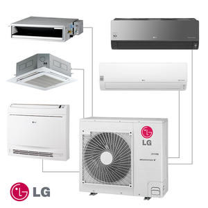 Unité de climatisation mini-VRF split à double onduleur 3hp 5hp 8hp pour la maison Gwh09ub-k3dna4f Lg Multi V S Vrf System - Product Image 4