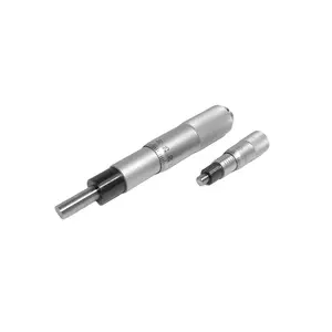 C & K-Cabeza de micrómetro redonda de tipo aguja, 0-6,5mm, 0,01mm, con perilla de ajuste, Mini cabezal de Micrómetro de Metal, venta directa de fábrica