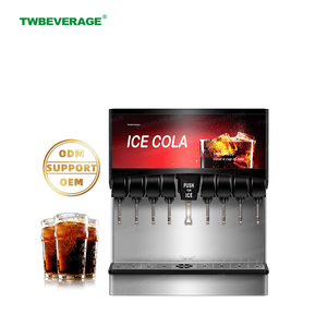 Fontaine à soda commerciale TWBEVERAGE avec machine à glaçons pour boissons froides dans la restauration rapide - Product Image 6