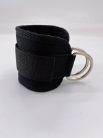 Sangles de cheville réglables en néoprène à double anneau en D pour bandes de résistance, exercices des fessiers et des jambes, entraînement des hanches à domicile