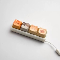 HZGAMER Keycap Chat avec base imprimée en 3D, design anti-stress, compatible avec les testeurs de commutateurs, keycap détachable