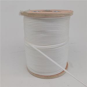 Corda sottile in fibra intrecciata in Nylon morbido flessibile di colore bianco a 16 fili da 5mm 6mm - Product Image 4