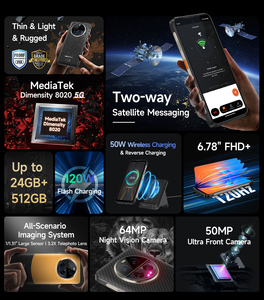 Ulefone armor 23 siêu gồ ghề điện thoại thông minh 12 + 512GB 50MP chính máy ảnh vệ tinh tin nhắn 64mp tầm nhìn ban đêm máy ảnh androoid 13 - Product Image 6