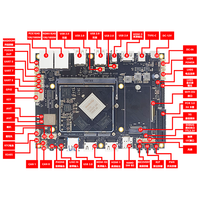 Rongpin DR4-RK3588 8K Rockchip RK3588 Kit de Placa de Desarrollo de Ocho Núcleos 4/8/16GB RAM 32/64/128GB Almacenamiento Mali G61 MP4 GPU Android
