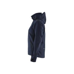 BLAKLADER - 471925138633L Veste Softshell Femme Bleu marine foncé/Jaune haute visibilité-EAN 7330509887868 WORK JACKETS - Product Image 4