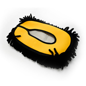 Serpillère de lavage auto en microfibre, tête de brosse télescopique en chenille, poils doux pour le nettoyage de voiture - Product Image 4