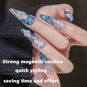 Outil magnétique multifonctionnel pour ongles effet œil de chat et ondulations aquatiques, pour manucure en gel et salon - Product Image 4
