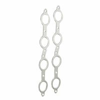 Kit Gasket Manifold Knalpot untuk LS Swap 1967-1986 Chevy Chevrolet C10 Pickup LS1 LS2 LS3 LS6 1-3/4" Long Tube Exhaust Header