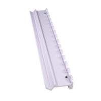 Support de Mahjong en Acrylique Violet Lavande avec Poussoir à Coquille Saint-Jacques pour 14-17 Tuiles, Plateau de Mahjong Américain