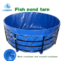 Liitong — saucière étanche bleue personnalisée, bâche pour réservoir de poisson et étang de piscine de 4000l