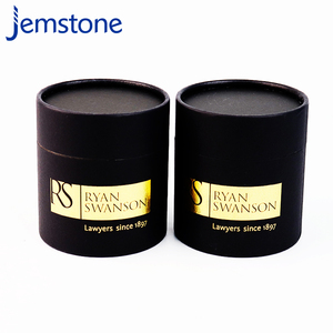 Envases de cartón kraft ecológicos en forma de tubo para velas y frascos de vidrio con materiales reciclables - Product Image 1