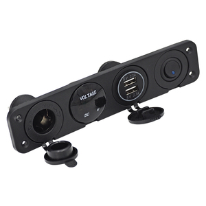 Двойное <span class=keywords><strong>USB</strong></span>-устройство для зарядки в автомобиле, 12-24В, быстрое зарядное устройство, прикуриватель для мобильного телефона, автомобильное зарядное устройство - Product Image 6