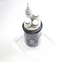 Câble en alliage d'aluminium YJLHV à haute efficacité énergétique avec isolation XLPE et gaine en PVC, indice de protection IP68, pour utilisation en construction